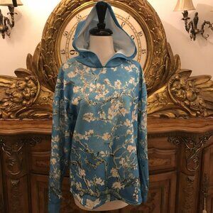 No Brand. Size Large. Cotton Spandex Hoodie. Flannel Backing. Long Sleeve. B23